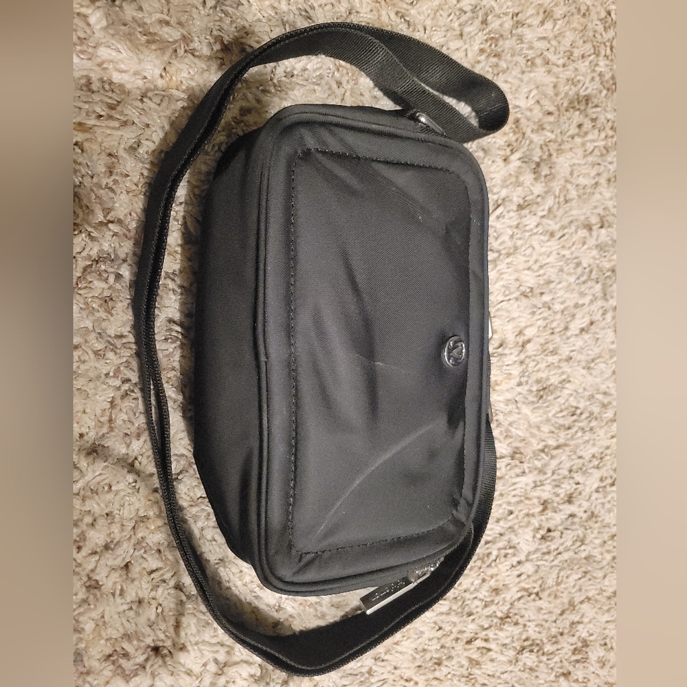 Lulu Lemon Black Crossbody Bag